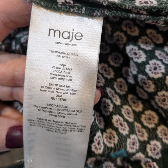 Maje Patterned Dress - Picture 12 of 13